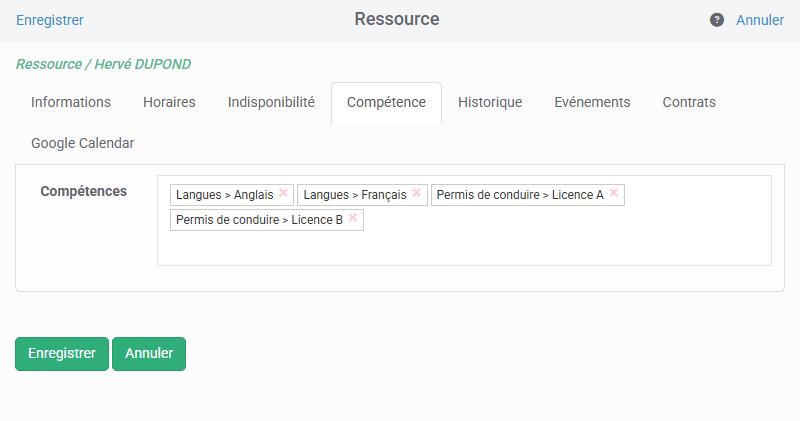 Comment affecter des comp&eacute;tences &agrave; vos ressources ?