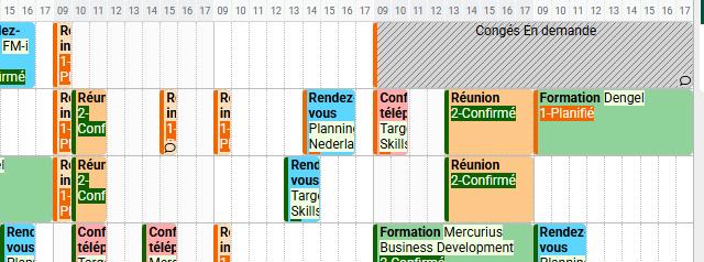 Adaptez l'espace de dessin sur le planning Adaptez l'espace de dessin sur le planning