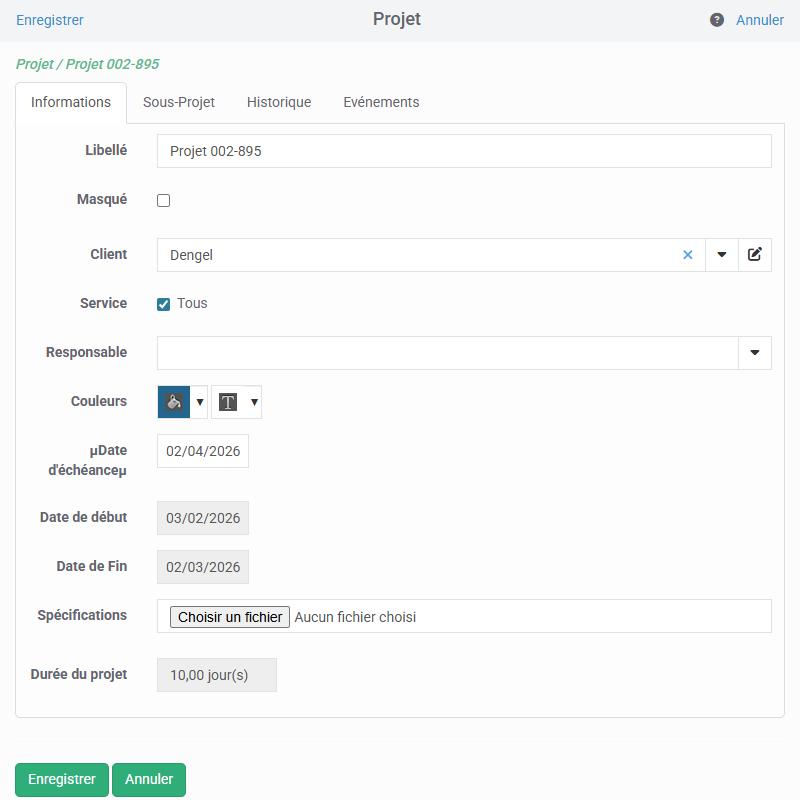 Gestion de projets