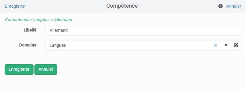 Gestion des comp&eacute;tences