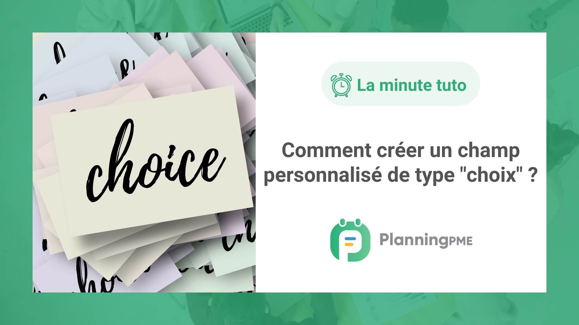 Comment cr�er un champ personnalis� de type choix ?