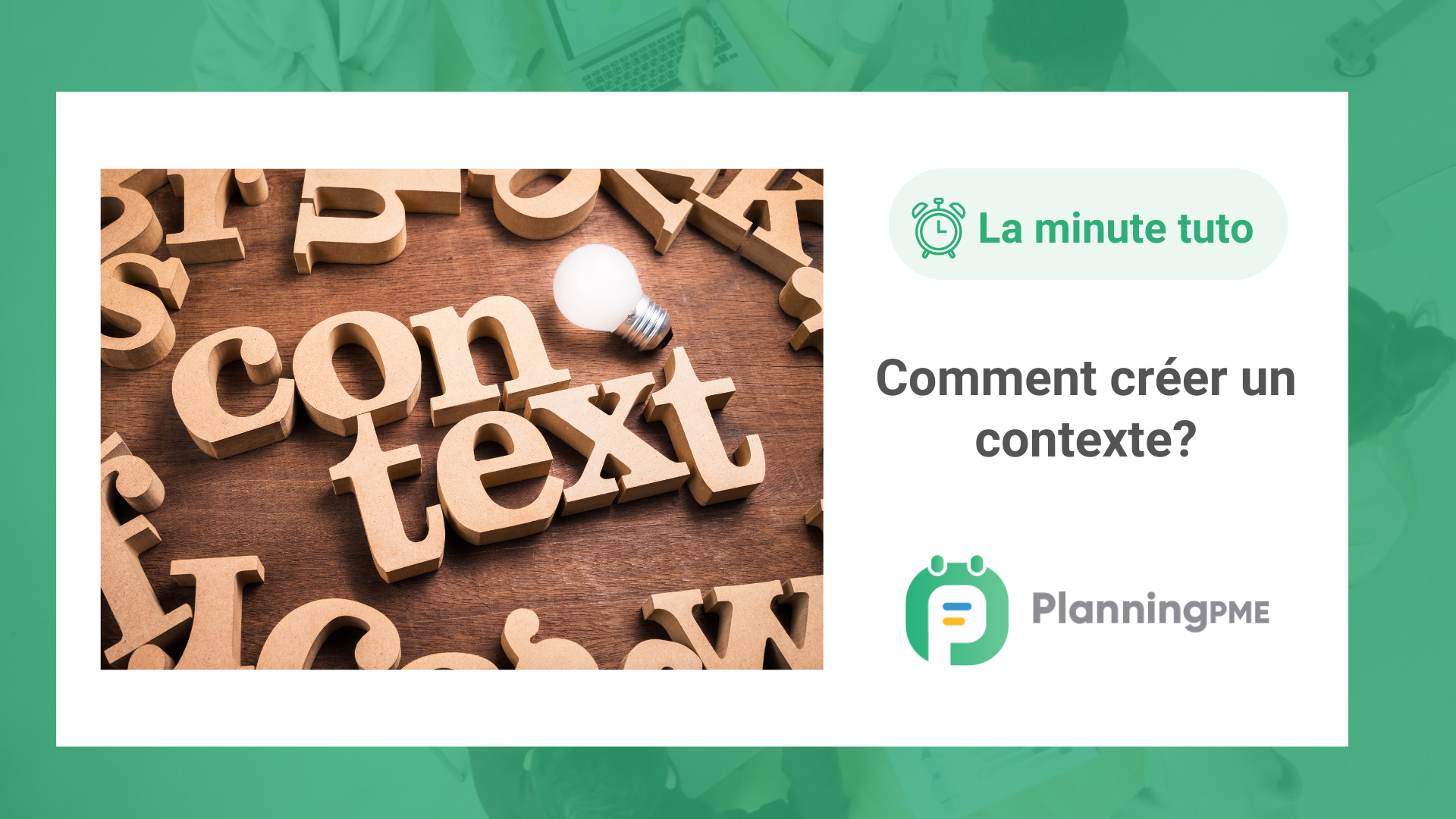 Comment cr�er des contextes ?