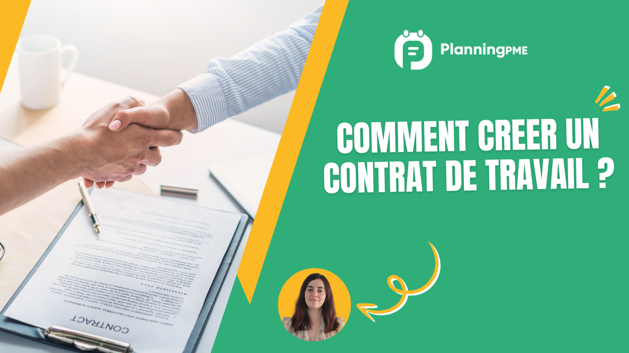 Comment cr�er un contrat de travail ?
