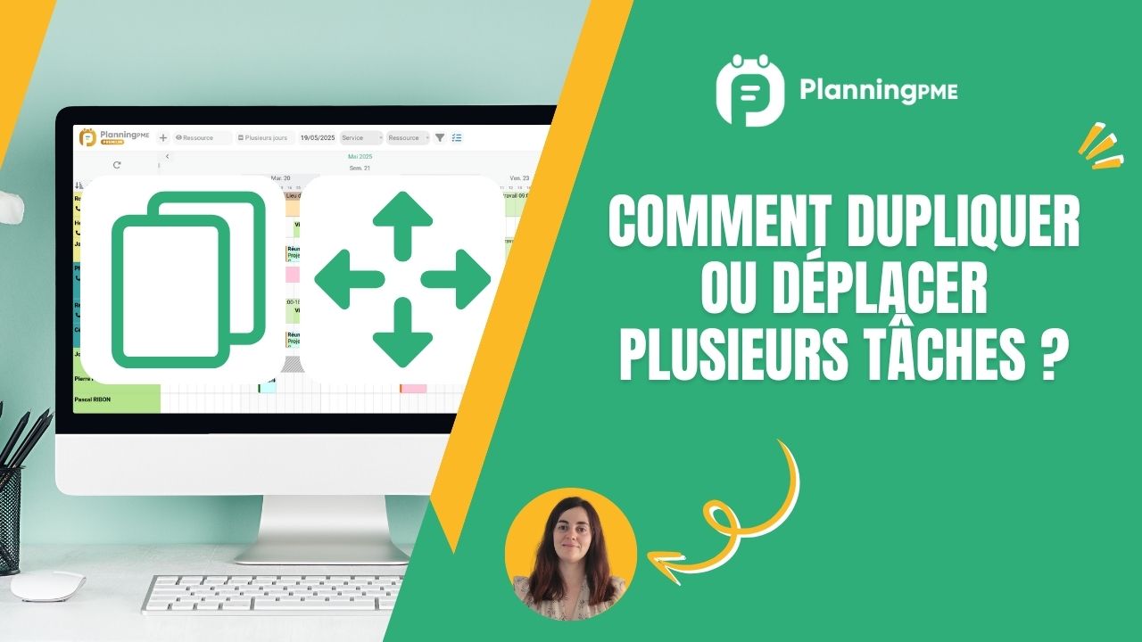 Comment d�placer plusieurs t�ches ?