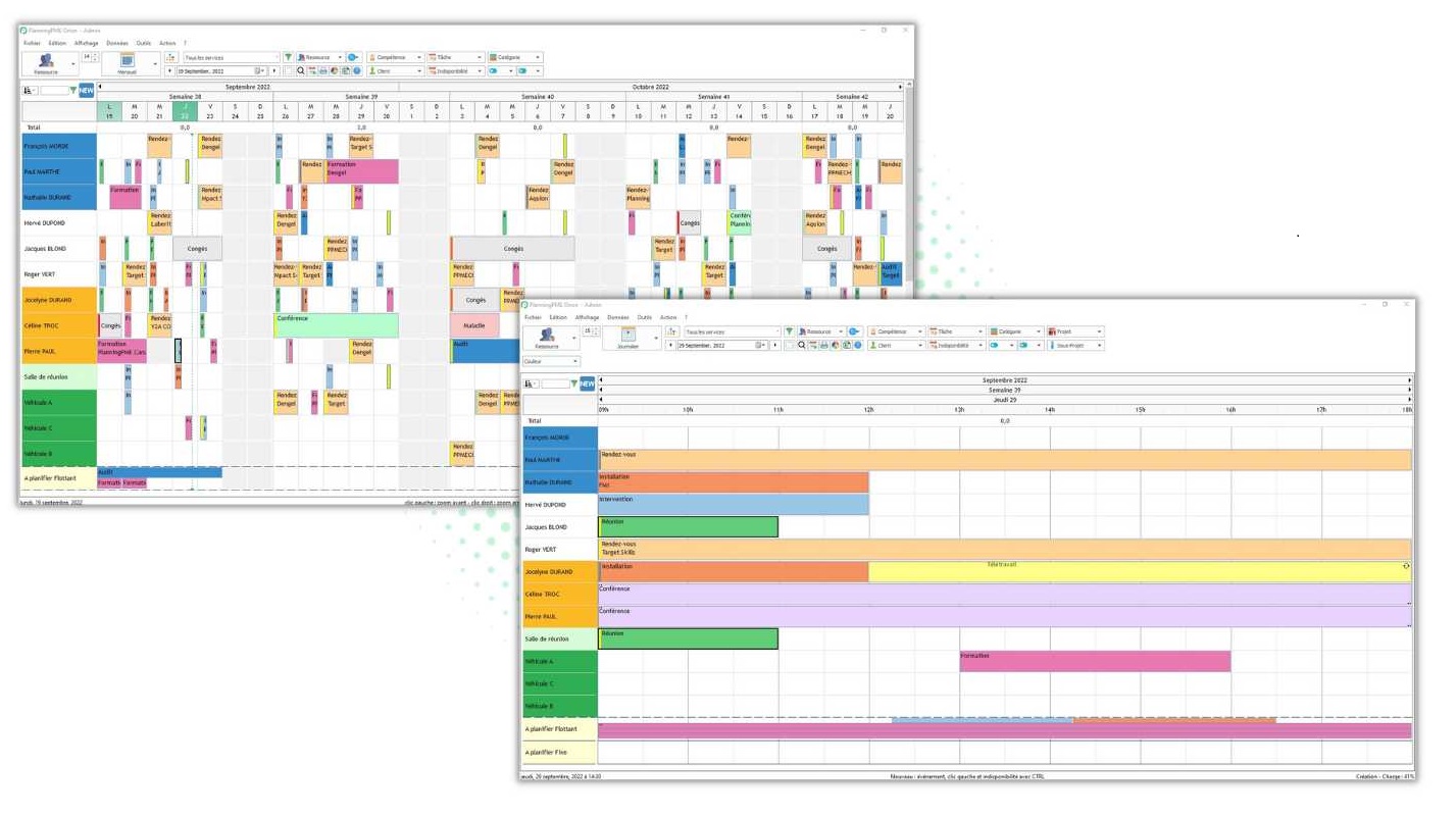 Logiciel de planning du personnel et des �quipes