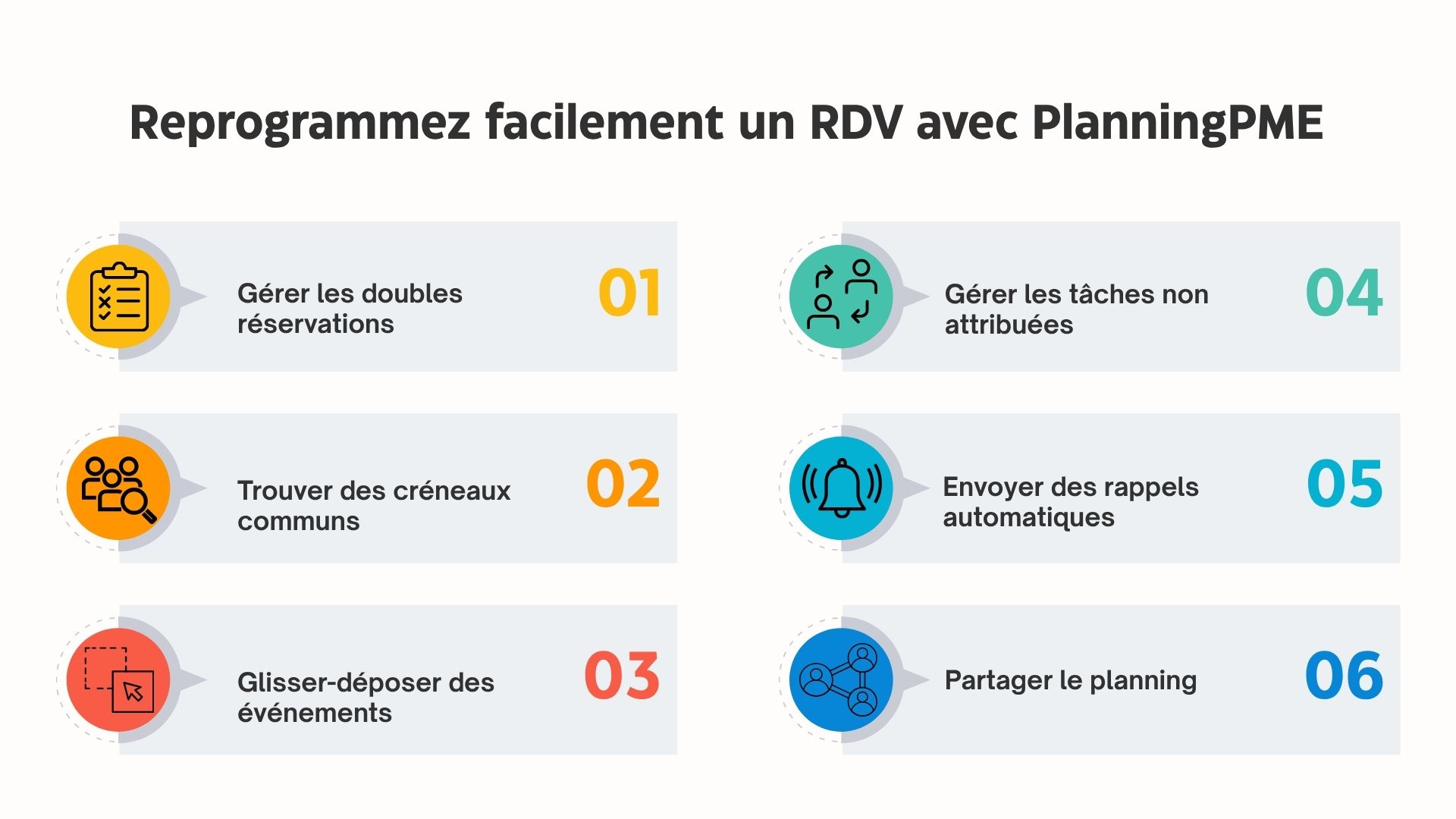 Meilleures pratiques lors du d�placement d�un rendez-vous