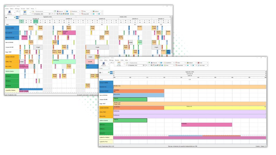 suivi activit�s planning