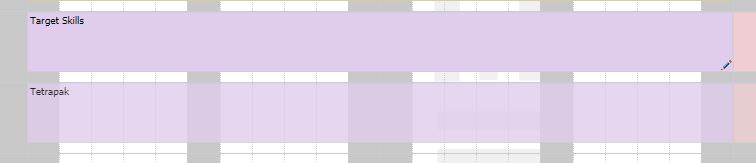 Interface du planning Nouveau design